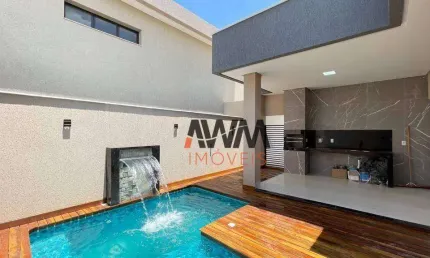 Casa com 3 suítes à venda, 158 m² por R$ 1.300.000 - Jardins Bolonha - Senador Canedo/GO