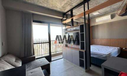 Apartamento mobiliado com 1 quarto para alugar, 43 m²- Setor Oeste - Goiânia/GO