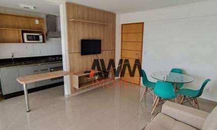 Apartamento mobilido com 1 quarto para alugar, 51 m² por R$ 3.905/mês - Setor Marista - Goiânia/GO