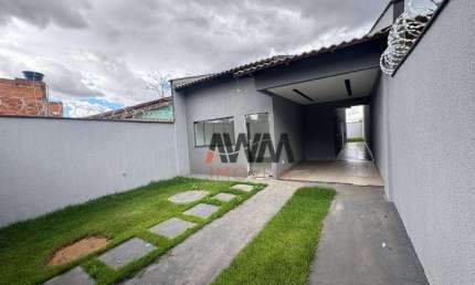 Casa com 3 quartos à venda, 98 m² por R$ 350.000 - Jardim Buriti Sereno - Aparecida de Goiânia/GO