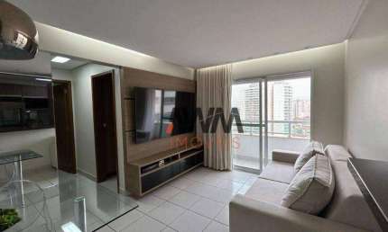 Apartamento MOBILIADO 2 Quartos- 1 Ste à venda, 59 m² por R$ 350.000 - Village Veneza - Goiânia/GO