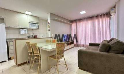 Apartamento mobiliado com 1 quarto privativo para alugar, 50 m²- Setor Oeste - Goiânia/GO