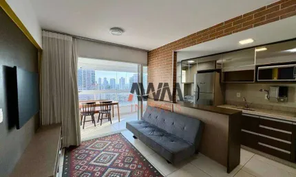 Apartamento  1 Quarto Mobiliado à venda, 45 m² por R$ 420.000 - Setor Marista - Goiânia/GO