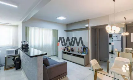 Apartamento com 2 quartos e 1 suíte  à venda, 53 m² por r$ 340.000 - vila rosa - goiânia/go