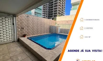 Casa com 3 quartos à venda na Rua Lilás, 56, Jardim Real, Praia Grande