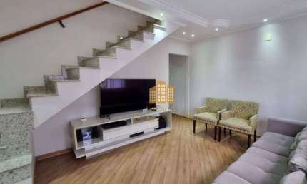 Sobrado com 3 dormitórios à venda, 179 m² por R$ 540.000 - Parque Nações Unidas - São Paulo/SP