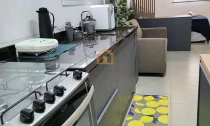 Apartamento com 1 quarto à venda na Avenida Barão de Penedo, José Menino, Santos