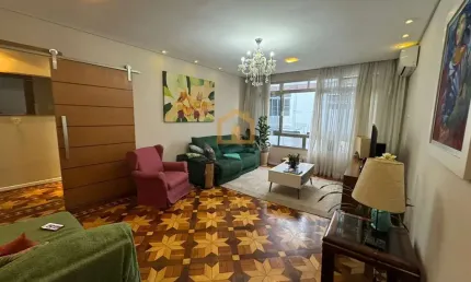 Apartamento padrão, 3 dormitórios (sendo 1 suíte, 1 banheiro social e  1 banheiro de serviço 1 garagem fechada e 1 vaga coberta e livre
