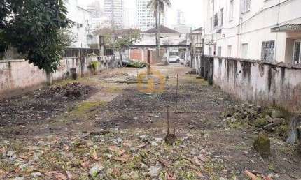 Terreno à venda, 392 m² por R$ 1.590.000,00 - Embaré - Santos/SP