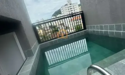Triplex Novo com Lazer Privativo em Villagio – Marapé, Santos/SP