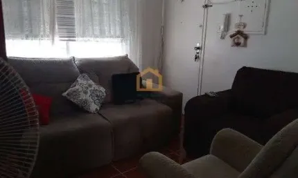 Apartamento no BNH, com 2 Dormitórios à venda - Aparecida - Santos/SP