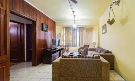 Apartamento com 2 dormitórios à venda, 101 m², campo grande - santos/sp