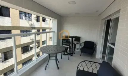 Apartamento 02 suítes sendo 01 com sacada aparecida - santos/sp