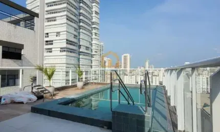 Apartamento 02 Suítes sendo 01 com Sacada Aparecida - Santos/SP