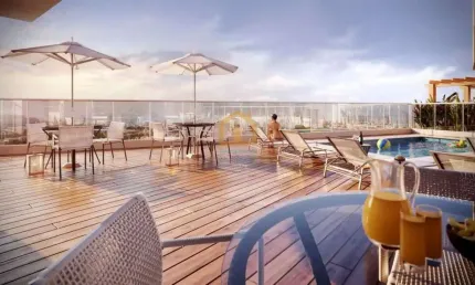 Lançamento Luxuoso - Residencial com lazer completo Perto do Mar, à venda no bairro Gonzaga - Santos/SP