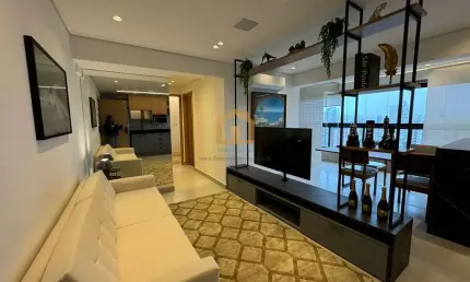 Aluga-se, apartamento, ponta da praia 2 dormitórios, varanda com vista livre , 65 m²,