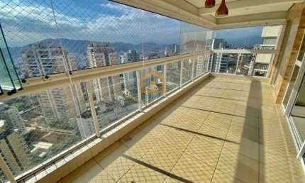 Apartamento de 2 Suítes com Vista Panorâmica no Coração do Gonzaga – 25º Andar