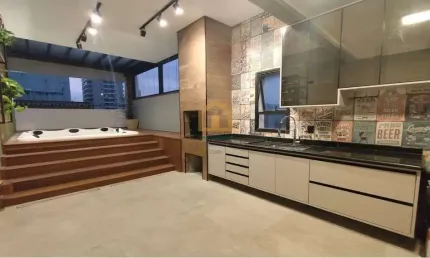Cobertura  03 dormitórios, sendo 1 suíte – todos com vista para o mar 100m da Praia – Campo Grande, Santos