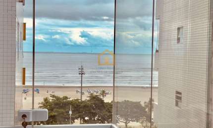 Locação - Apartamento Alto Padrão 03 dormitórios, sendo 01  - Vista Mar - Santos/SP.