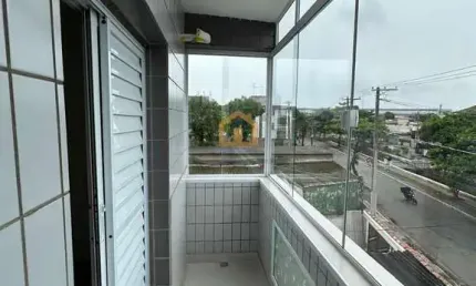 Apartamento Reformado de Frente 2 dormitórios (1 suíte com sacada) - Bairro Aparecida - Santos/SP.