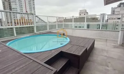 Cobertura 4 dormitórios, sendo 2 suítes  à Venda – Boqueirão, Santos/SP