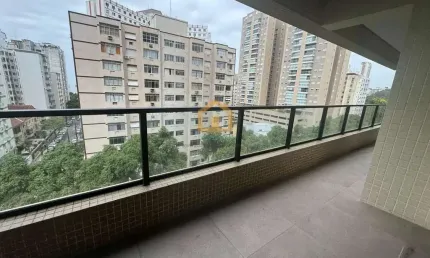 Apartamento 2 dormitorios sendo uma suíte - josé menino, santos/sp