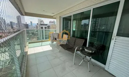 Apartamento no edifício pérola do índico vista livre | andar alto | 3 suítes | 5 banheiros – santos/sp