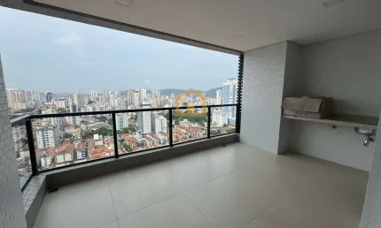 Apartamento Alto Padrão, 2 Dormitórios (1 suíte) – 82,66 m²  Santos/SP!