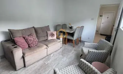 Apartamento com 2 quartos à venda na Rua Carlos Gomes, Marapé, Santos