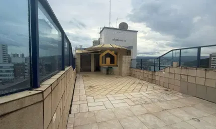 Cobertura com 3 quartos à venda na rua rui barbosa, canto do forte, praia grande, 253 m2 por r$ 900.000