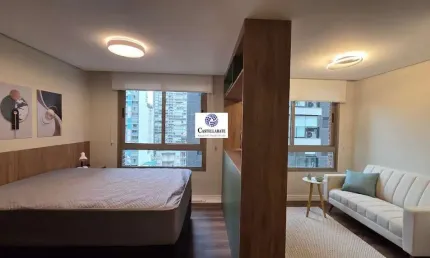 Apartamento mobiliado para locação em são paulo, pinheiros, 1 dormitório, 1 suíte, 1 banheiro, 1 vaga