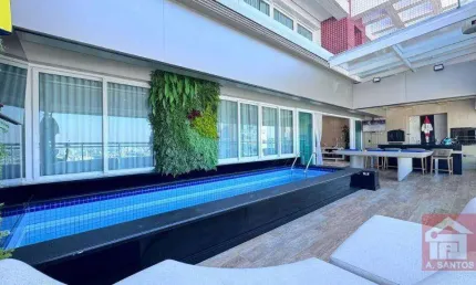 Apartamento com 4 suítes à venda, 466 m²  anália franco - são paulo/sp