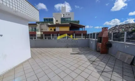 Cobertura para aluguel, 3 quartos, 1 suíte, 2 vagas, estoril - belo horizonte/mg