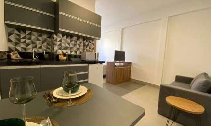 Flat para aluguel, 1 quarto, 1 suíte, 1 vaga, Estoril - Belo Horizonte/MG