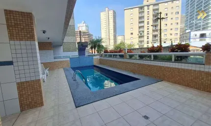 Apartamento com suíte - Bairro Caiçara em Praia Grande - SP