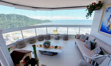 Apartamento 04 dormitórios  Frente mar - Lazer Completo no Canto do Forte