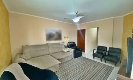 Apartamento de 03 quartos na tupi - praia grande - sacada gourmet e vista mar