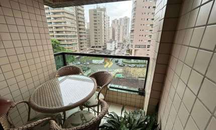 Apartamento Mobiliado com 02 Quartos e Sacada – Praia Grande