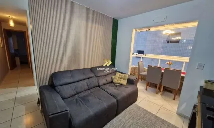 Apartamento de 2 Dormitórios com Suíte no Caiçara em Praia Grande