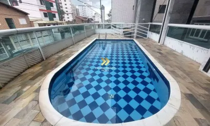 Apartamento com 1 quarto à venda na Rua Carlos Gomes, 279, Cidade Ocian, Praia Grande, 51 m2 por R$ 280.000