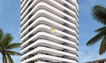 LANÇAMENTO 1 DORMITÓRIO PRÉDIO FRENTE AO MAR NO  SOLEMAR – PRAIA GRANDE! 