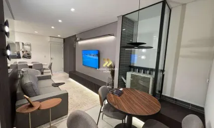 Apartamento com 2 quartos à venda na rua chile, 417, guilhermina, praia grande, 59 m2 por r$ 444.107