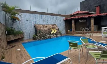 Casa Térrea de Alto Padrão à Venda 3 Dormitórios Piscina Solemar Praia Grande/SP