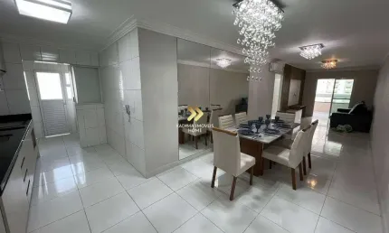 Apartamento amplo com 3 dormitórios, sendo 2 suítes e 122m² de puro conforto!