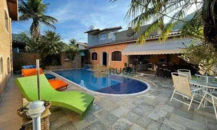 Sobrado com 7 dormitórios à venda, 375 m² por r$ 2.770.000,00 - lagoinha - ubatuba/sp