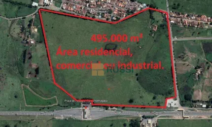 Área à venda, 495000 m² por R$ 42.450.000,00 - Jardim Padre Rodolfo - Pindamonhangaba/SP