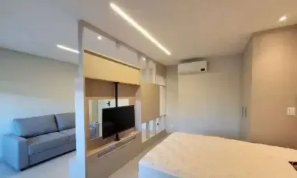 Apartamento com 1 dormitório para alugar, 45 m² por R$ 3.910,00/mês - Jardim Aquarius - São José dos Campos/SP