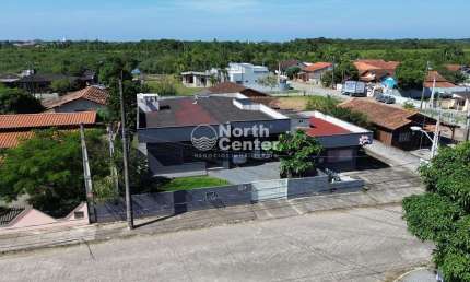 Casa à venda com 2 salas comercial, Costeira, Balneário Barra do Sul, SC