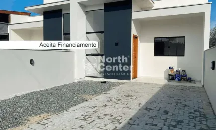Casa Geminada á venda com Suíte e Quintal, N° 1 Bairro Costeira, Balneário Barra do Sul, SC