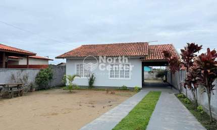 Casa semi mobiliada com edícula e terreno amplo para locação, Bairro Salinas, Balneário Barra do Su